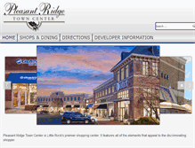 Tablet Screenshot of pleasantridgetowncenter.com